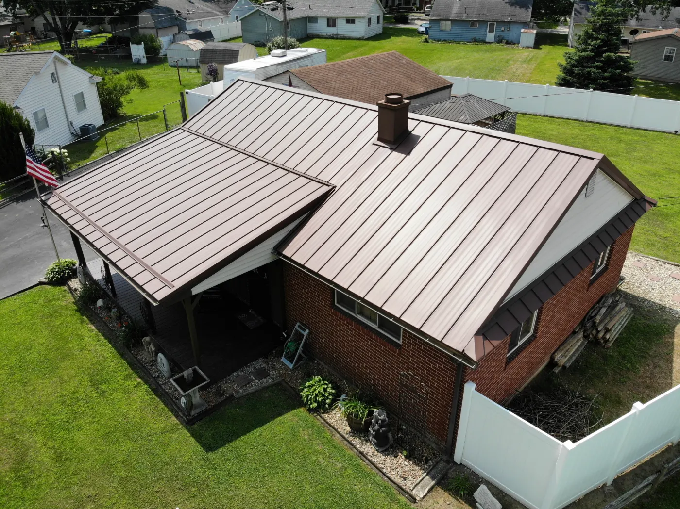Commercial roof inspection documented in Raintree Village